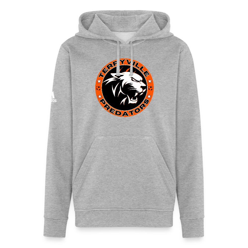 Adidas Unisex Fleece Hoodie - heather gray