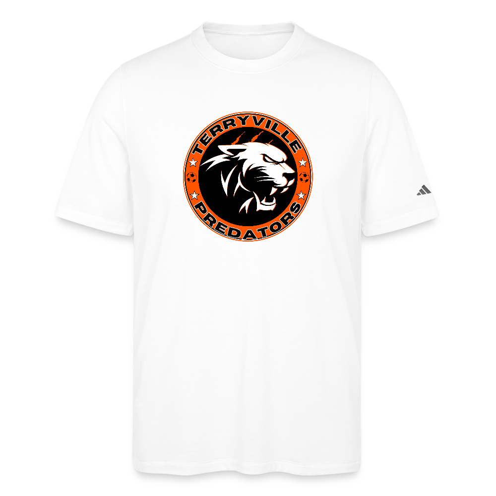 Adidas Men's Blended T-shirt - white