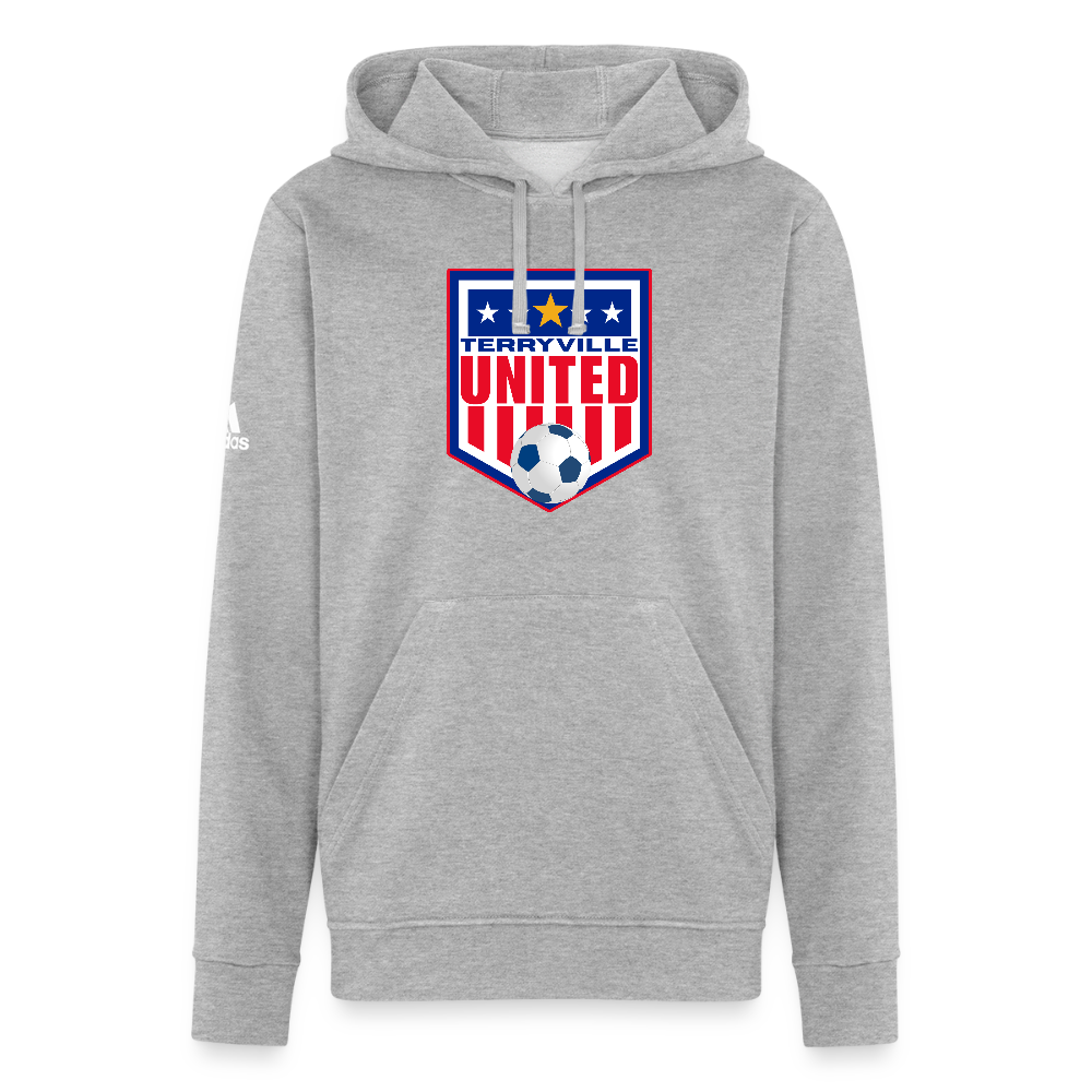 Adidas Unisex Fleece Hoodie - heather gray