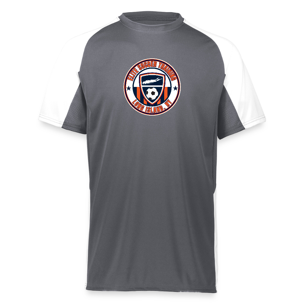 Augusta Sportswear Adult Cutter Jersey - graphite/white