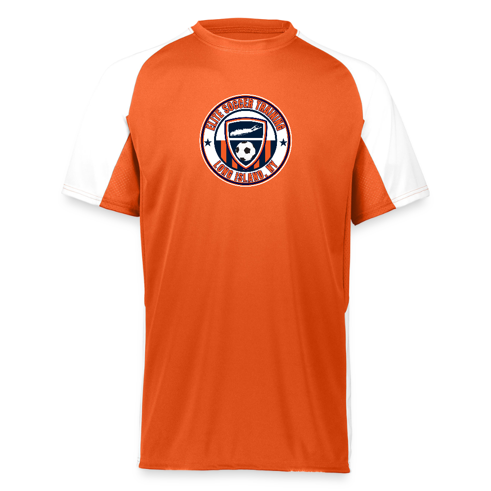 Augusta Sportswear Adult Cutter Jersey - orange/white