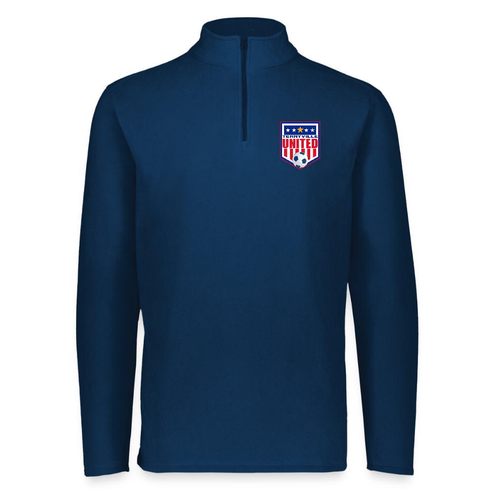 Augusta Sportswear Unisex Micro-Lite Fleece Quarter Zip - navy