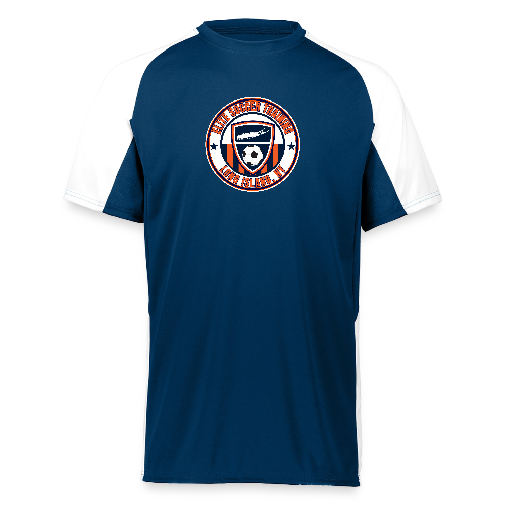 Augusta Sportswear Adult Cutter Jersey - navy/white