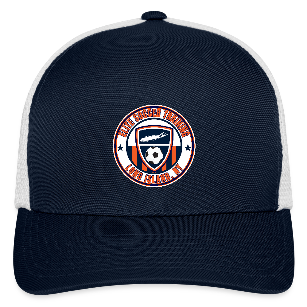 Flexfit Fitted Baseball Cap - navy/white